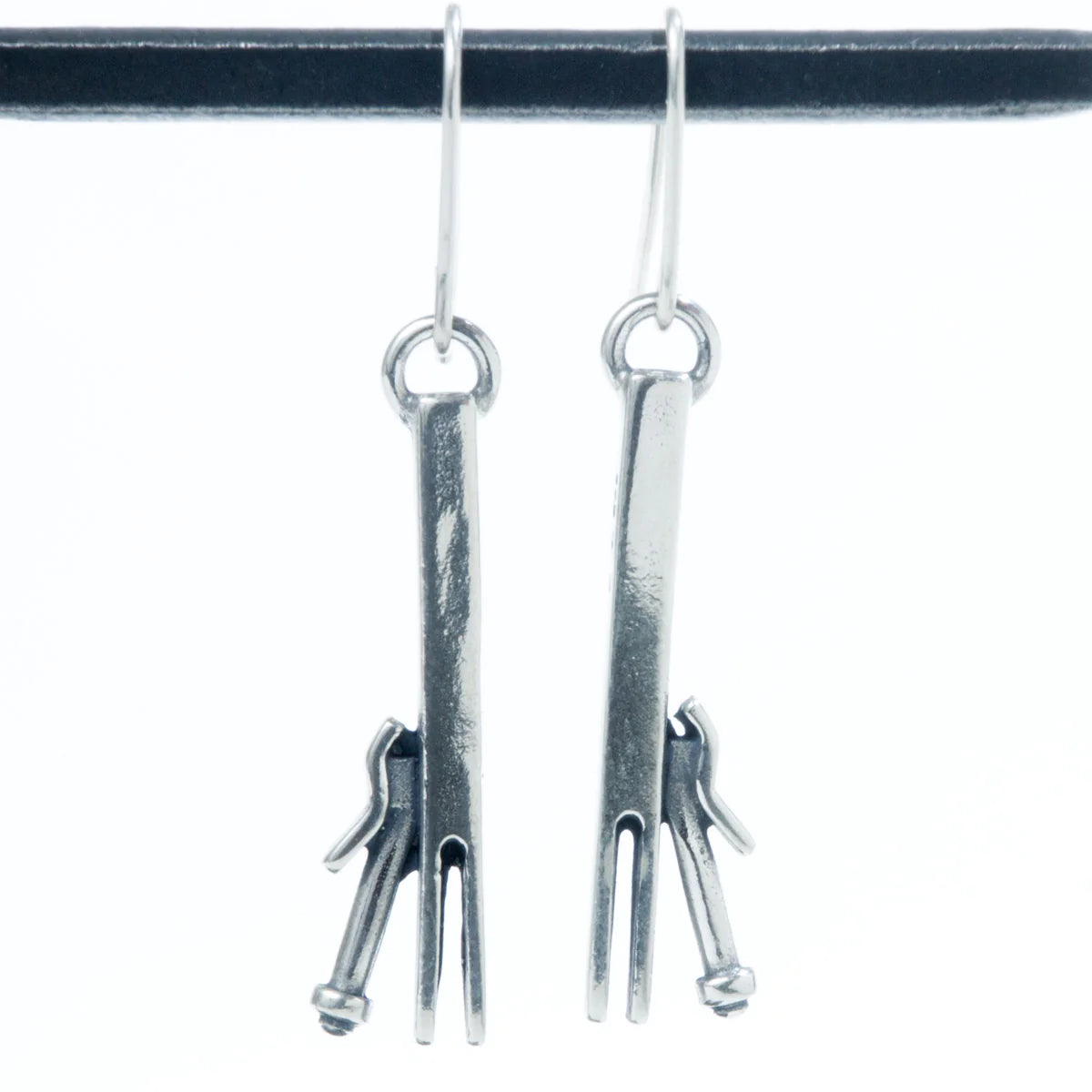 Handchime Earrings - sterling silver