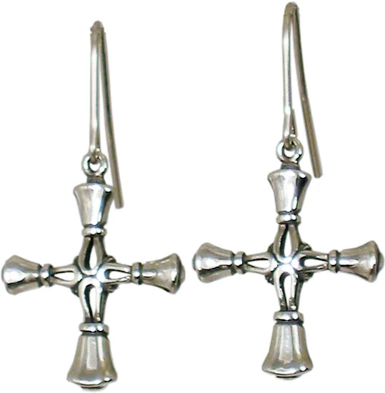 Handbell Cross Earrings