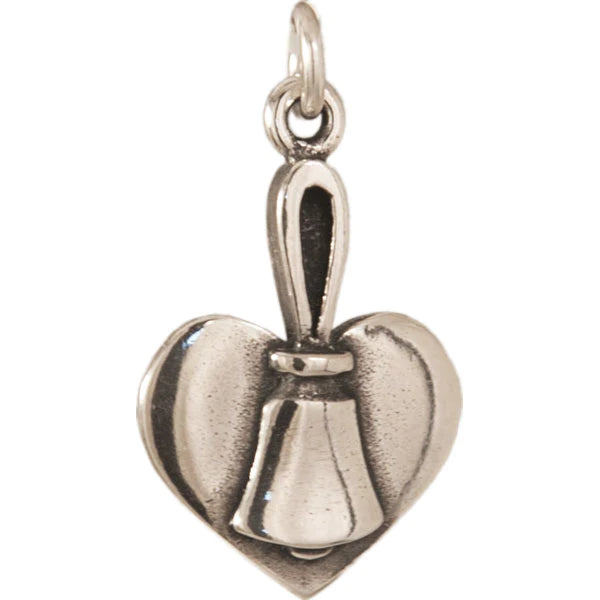 Heart & Handbell Charm