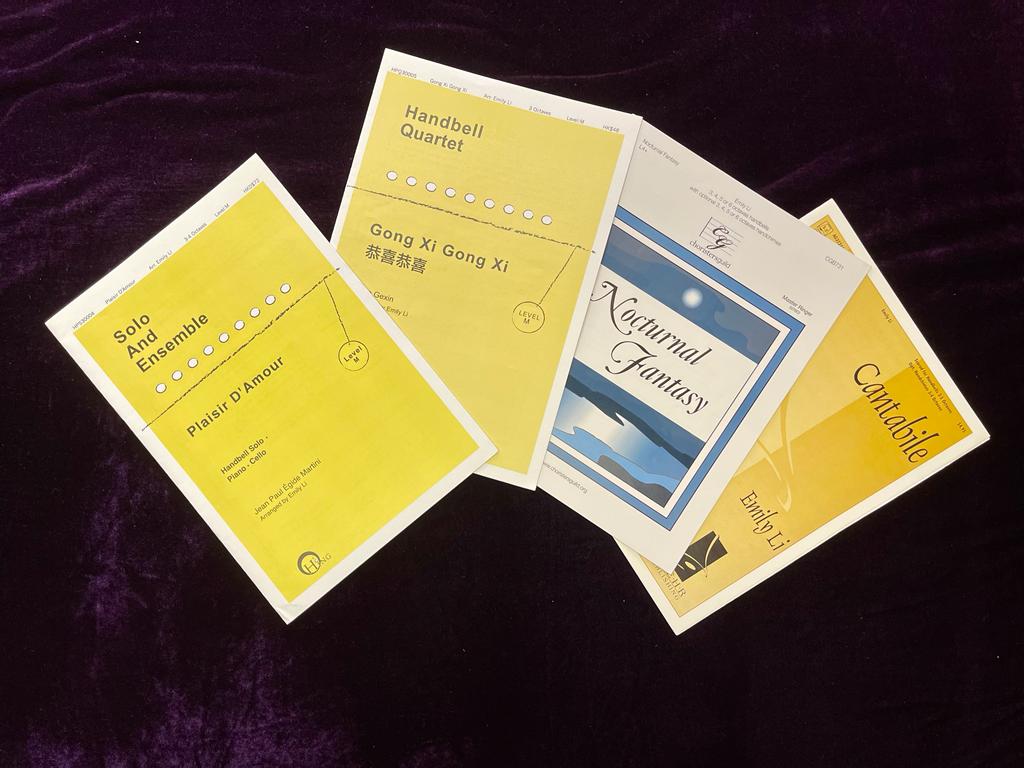 Handbell music Sheets and Books
