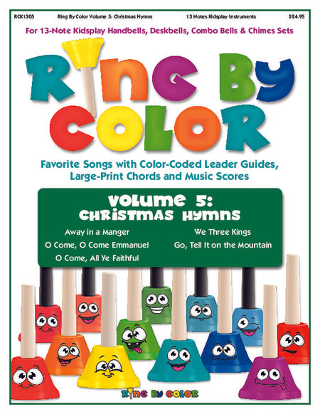 Ring By Color 13 Note Volume 5 Christmas Hymns