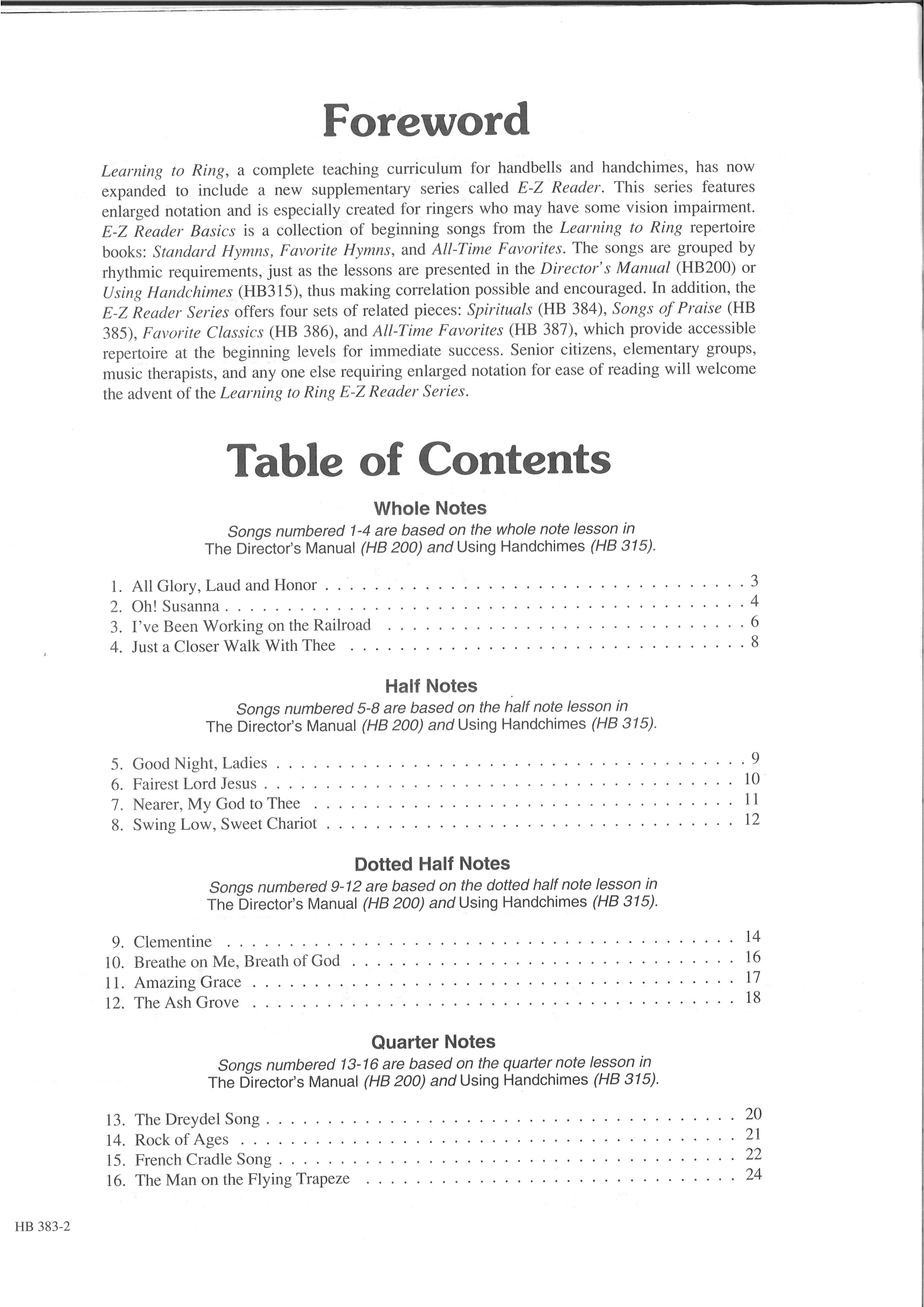E-Z Reader Basics (Learning to Ring series)