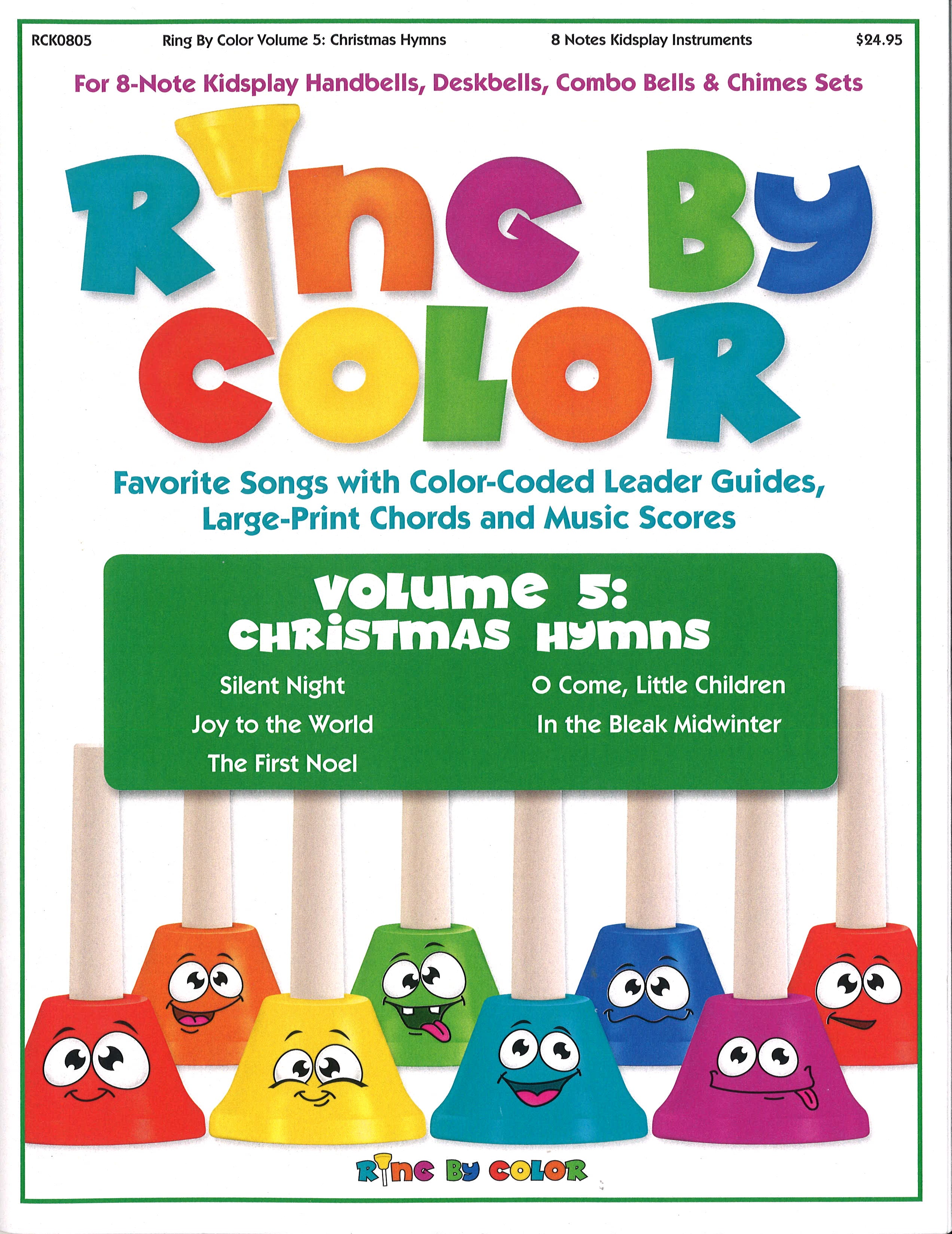 Ring By Color 8 Note Volume 5 Christmas Hymns