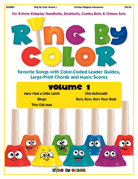 Ring By Color 8 Note Volume 1 Children's Songs (secular)