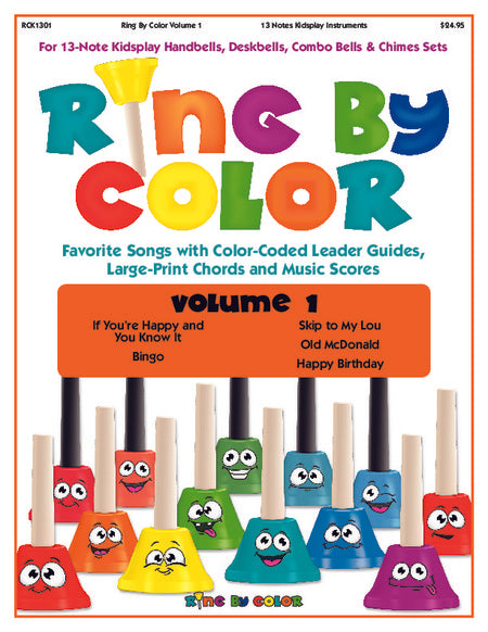 Ring By Color 13 Note Volume 1 Children's Songs (secular)